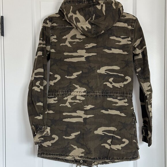 Talula Aritzia Cargo Army Camo Camp Trooper Jacket XXXS - Picture 4 of 7